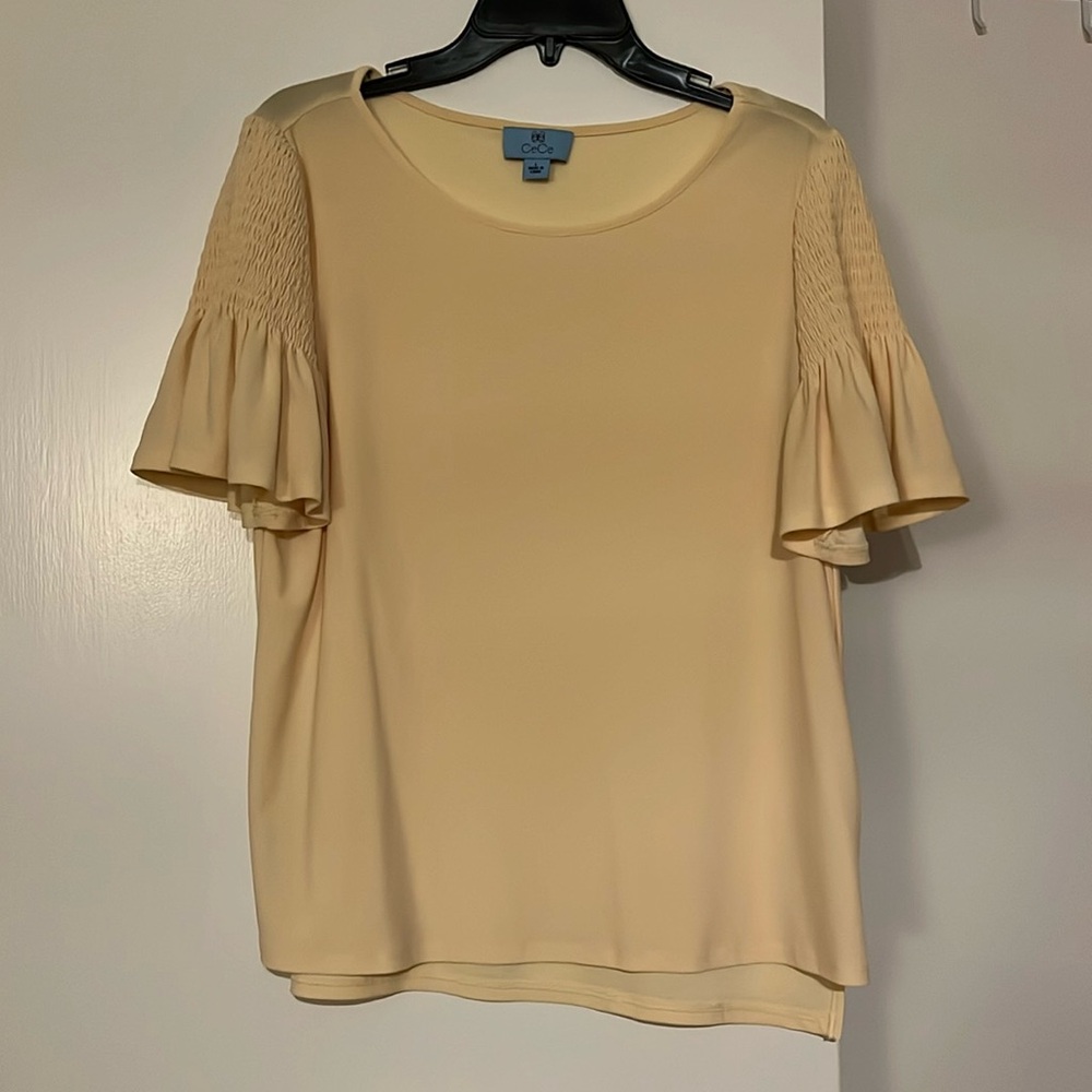 Yellow blouse